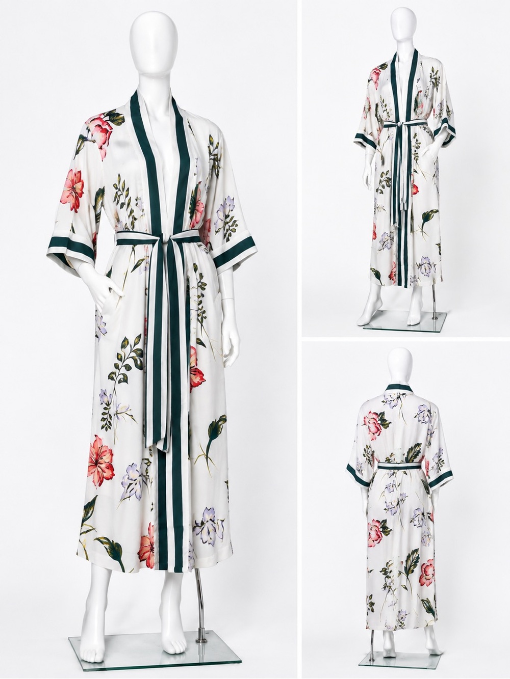 A New Day Floral Kimono Robe Duster XL/XXL NWT